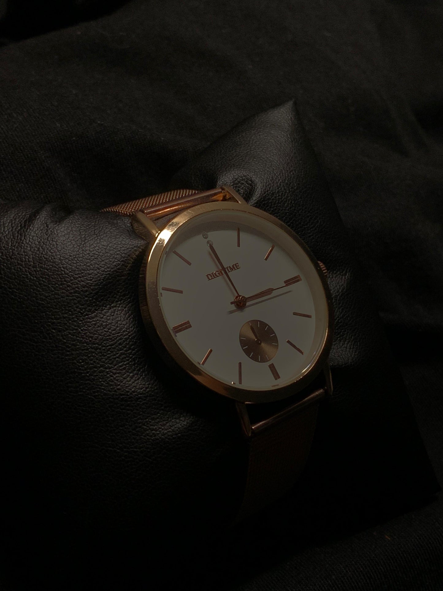 Digitime Ladies Rosegold Parisian Mesh Watch